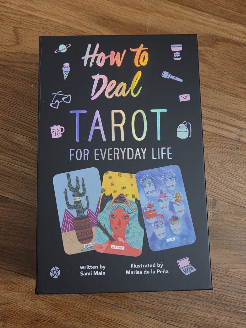 Tarot Deck: How to Deal Tarot for Everyday Life - Rainbow Lettering